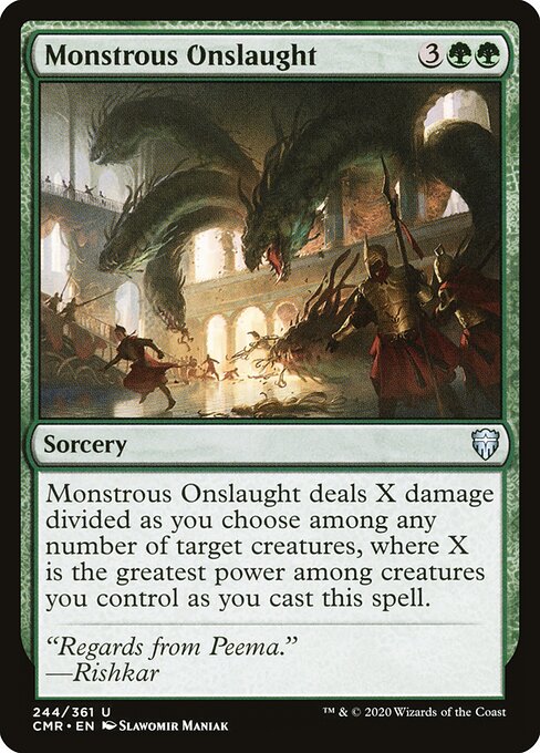 Monstrous Onslaught — Front
