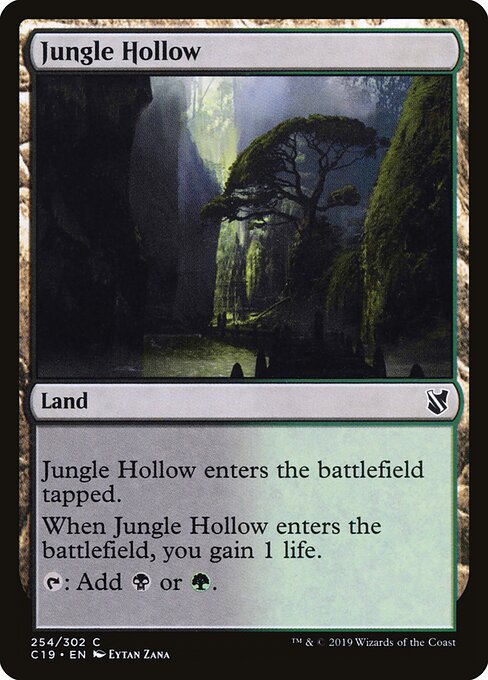 Jungle Hollow — Front