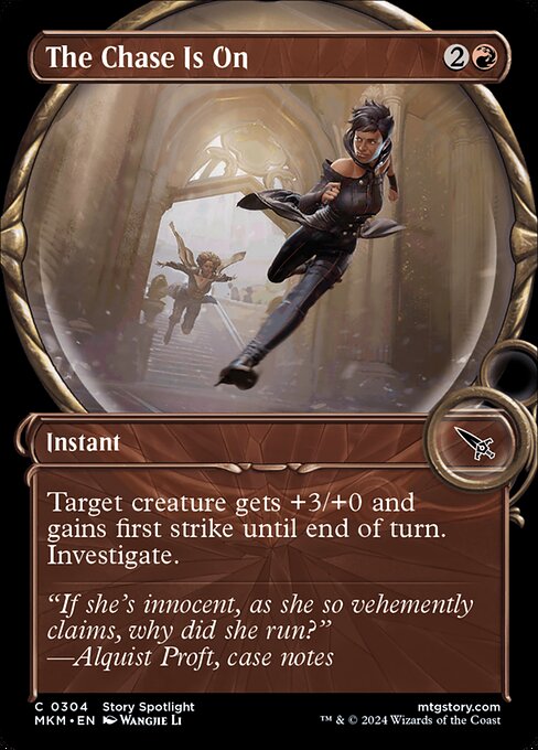 The Chase Is On (Showcase) — Front