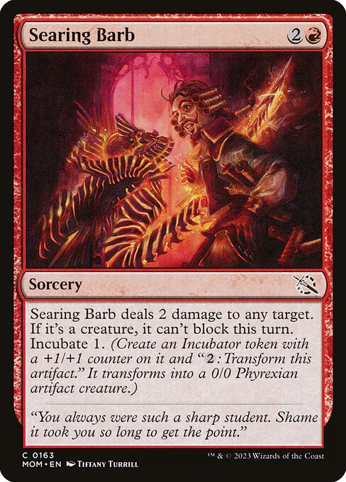 Searing Barb — Front