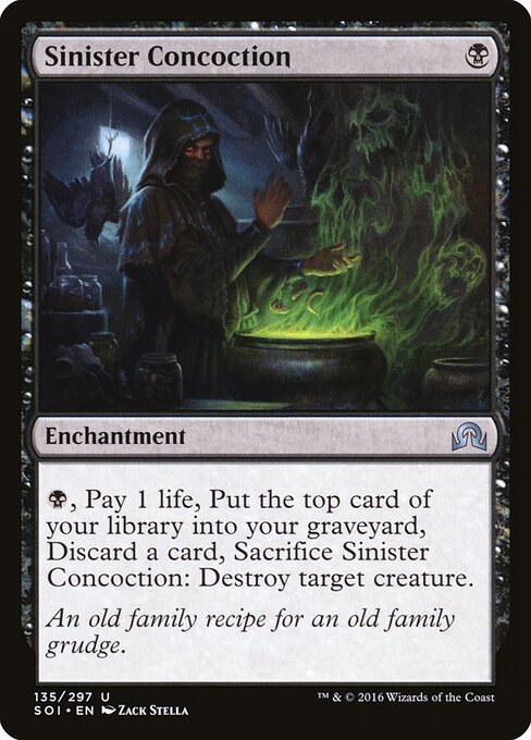 Sinister Concoction — Front