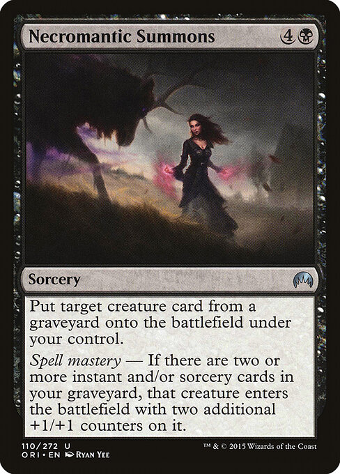 Necromantic Summons — Front