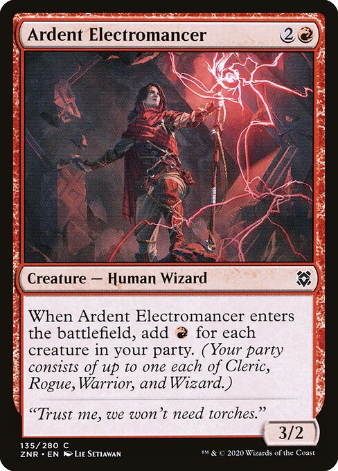 Ardent Electromancer — Front