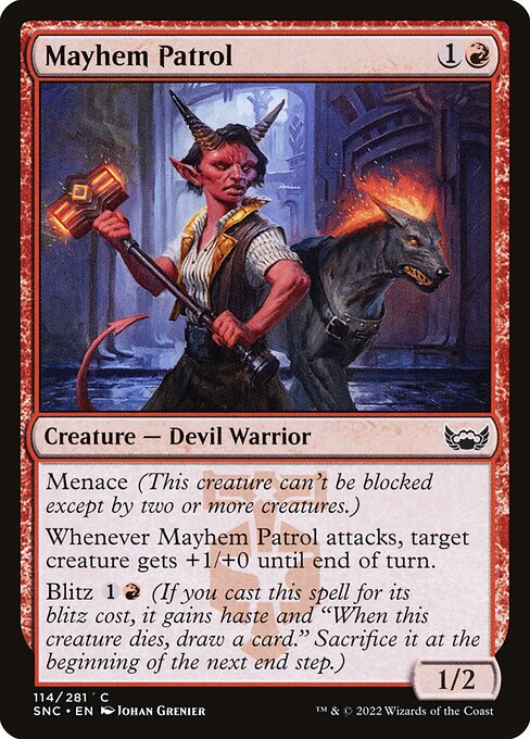 Mayhem Patrol — Front