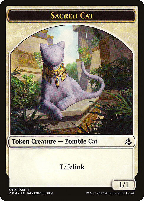 Sacred Cat // Insect Double-Sided Token — Front — Sacred Cat