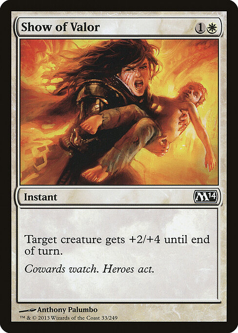 Show of Valor — Front
