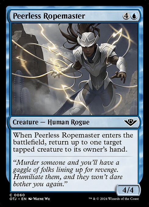 Peerless Ropemaster — Front