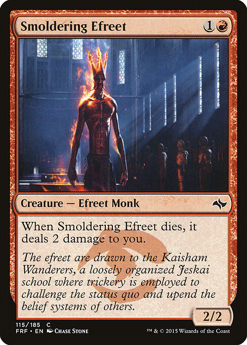 Smoldering Efreet — Front