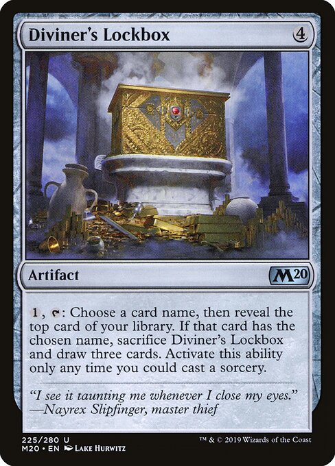 Diviner's Lockbox — Front