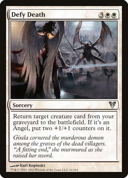 Defy Death — Front