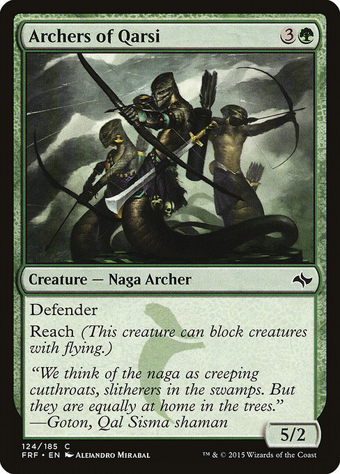 Archers of Qarsi — Front
