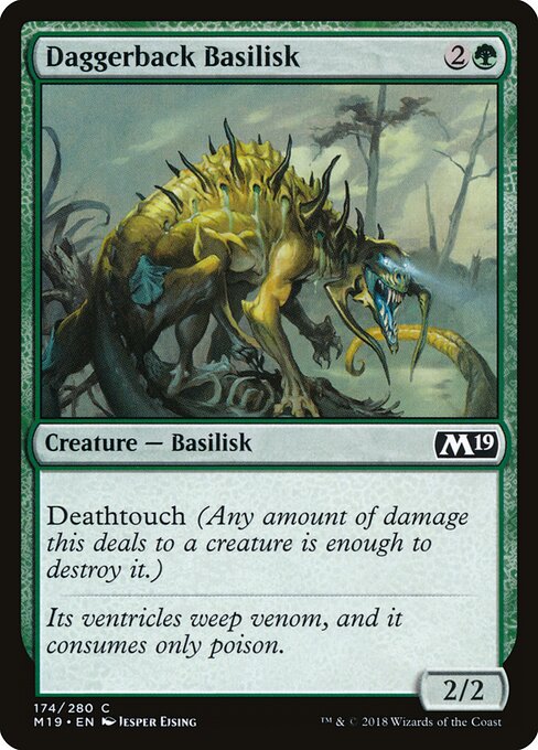 Daggerback Basilisk — Front