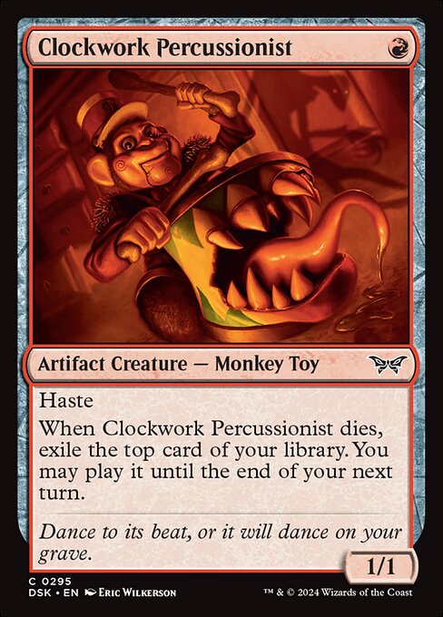 Clockwork Percussionist (0295) — Front