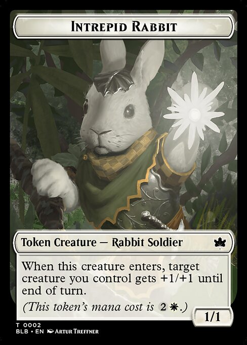Intrepid Rabbit Token — Front