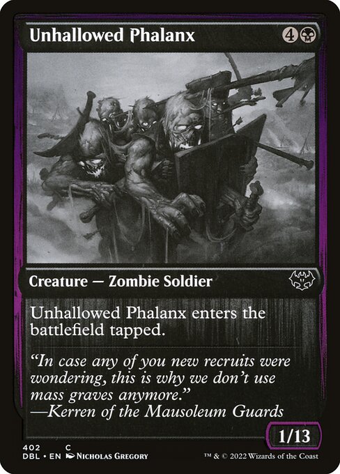Unhallowed Phalanx — Front