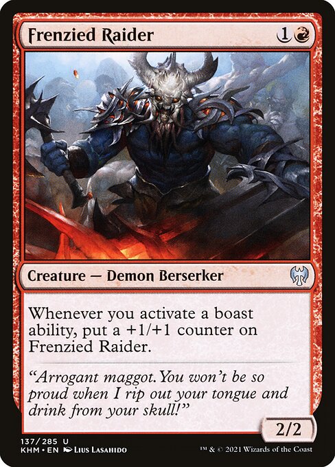 Frenzied Raider — Front