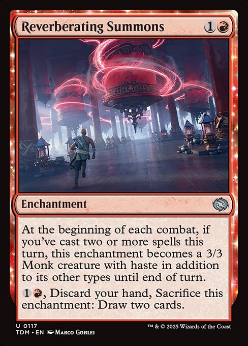 Reverberating Summons — Front