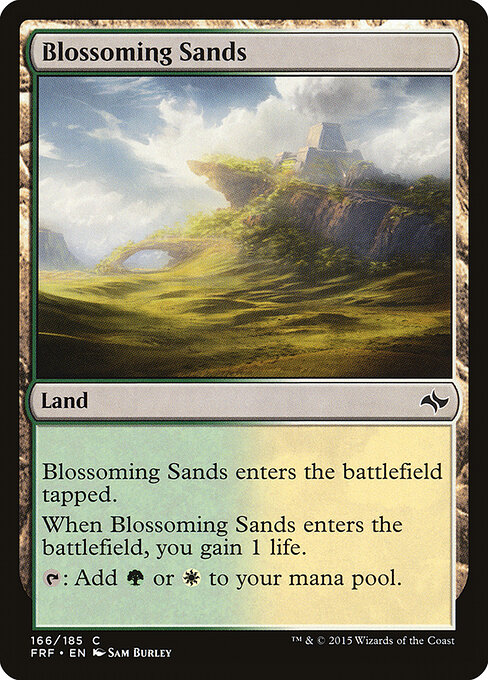 Blossoming Sands — Front