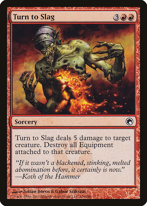 Turn to Slag — Front