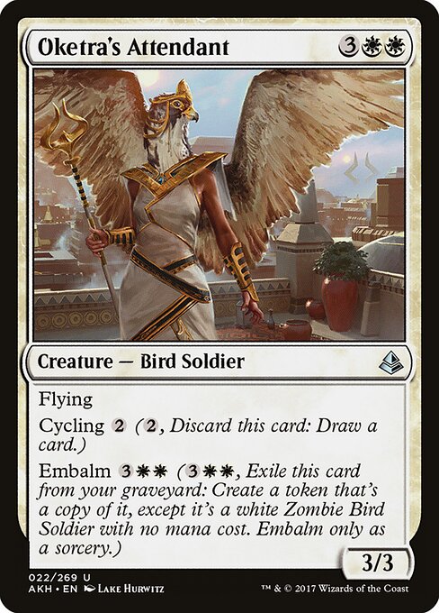 Oketra's Attendant — Front