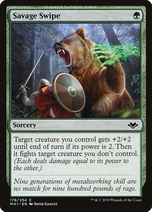 Savage Swipe — Front