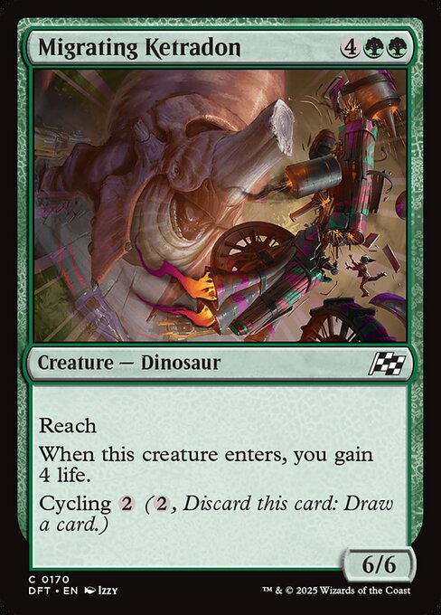 Migrating Ketradon — Front