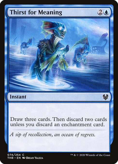 Thirst for Meaning — Front