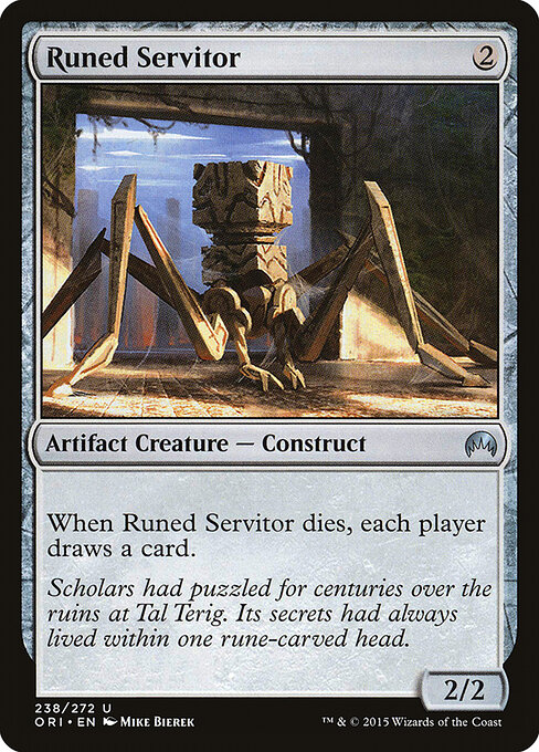 Runed Servitor — Front