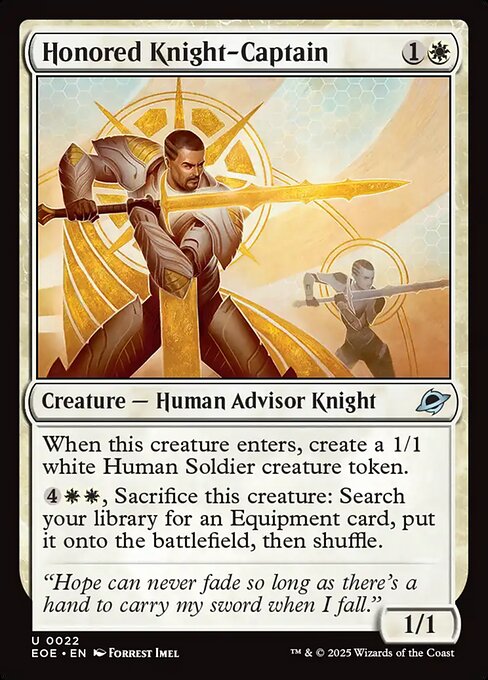 Honored Knight-Captain — Front