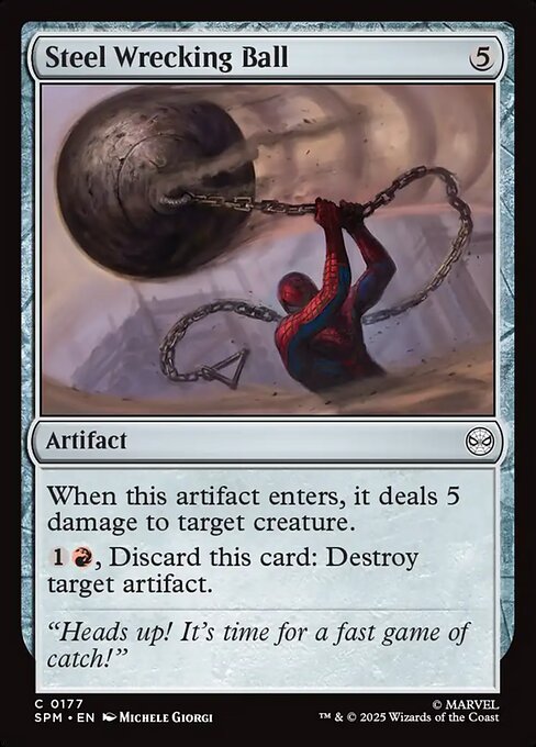Steel Wrecking Ball — Front