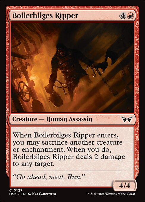 Boilerbilges Ripper — Front