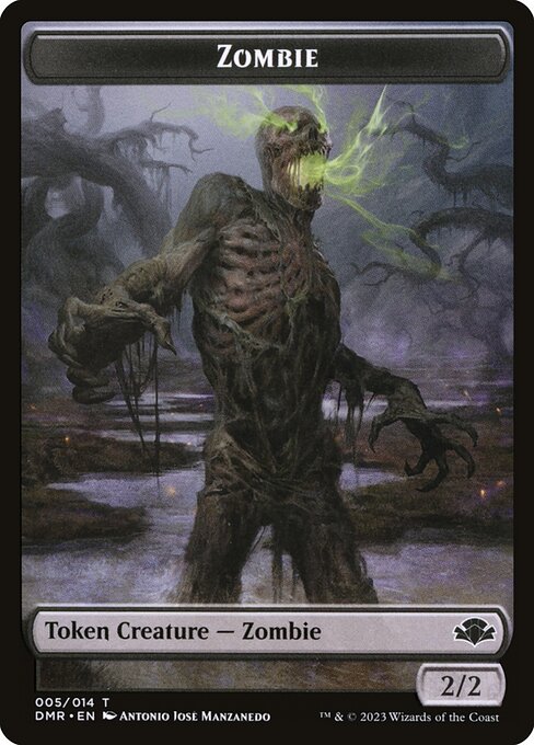 Zombie // Cat (003) Double-Sided Token