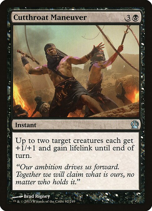 Cutthroat Maneuver — Front