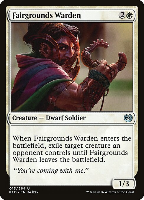 Fairgrounds Warden — Front