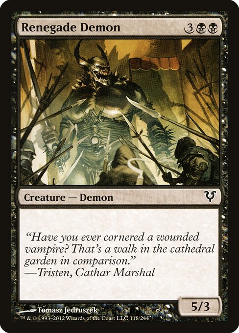 Renegade Demon — Front