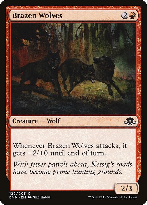 Brazen Wolves — Front