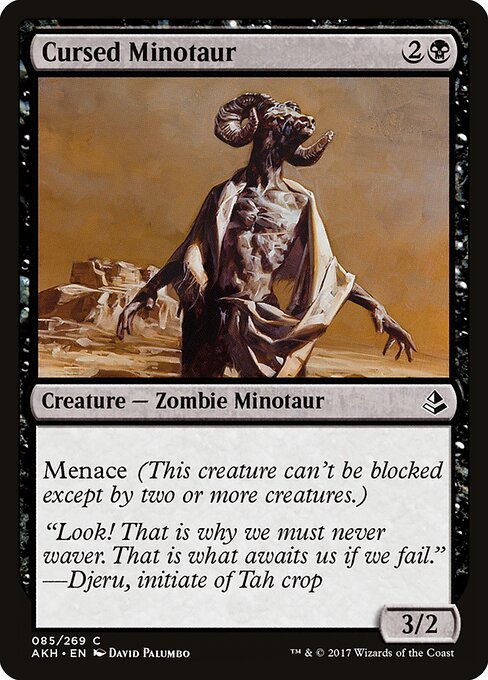 Cursed Minotaur — Front