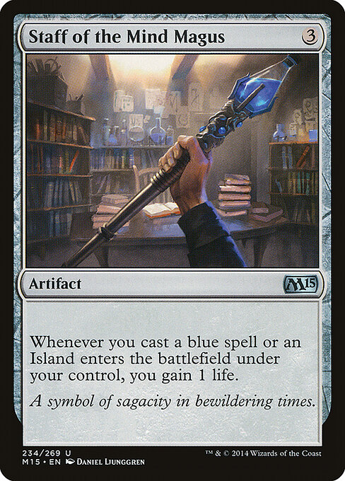 Staff of the Mind Magus — Front