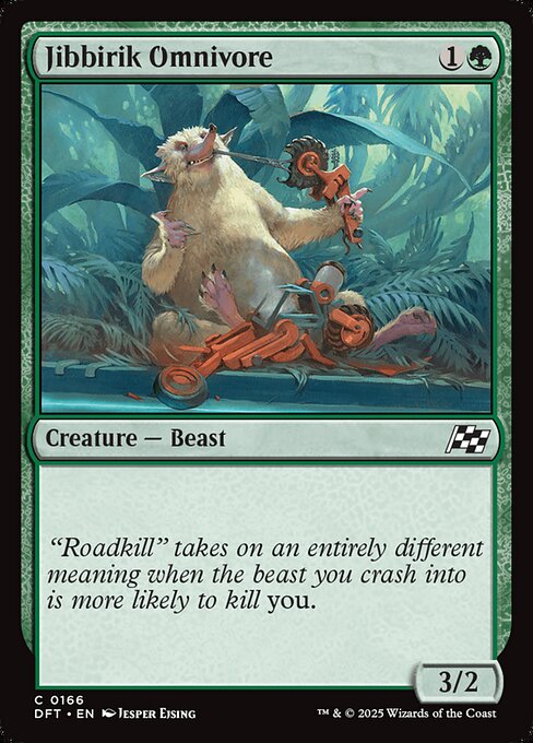 Jibbirik Omnivore — Front