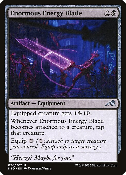 Enormous Energy Blade — Front