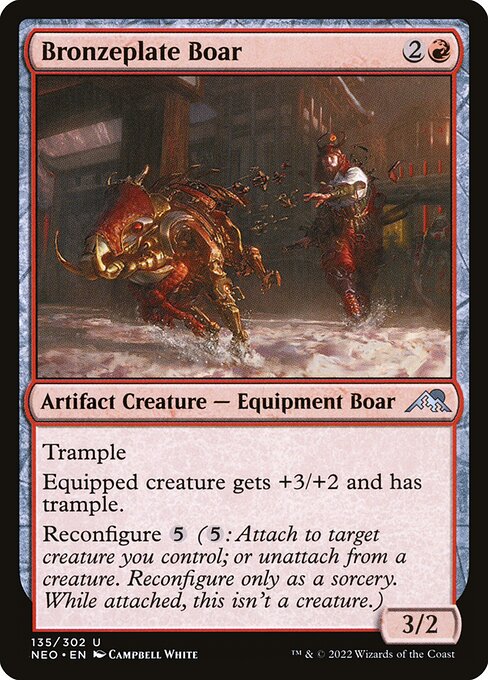 Bronzeplate Boar — Front