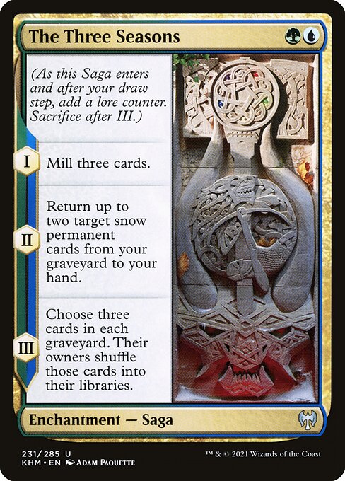 The Three Seasons — Front