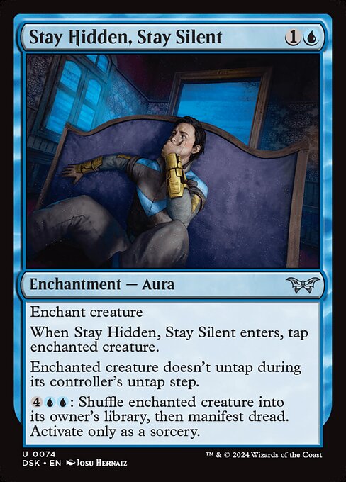 Stay Hidden, Stay Silent (0074) — Front
