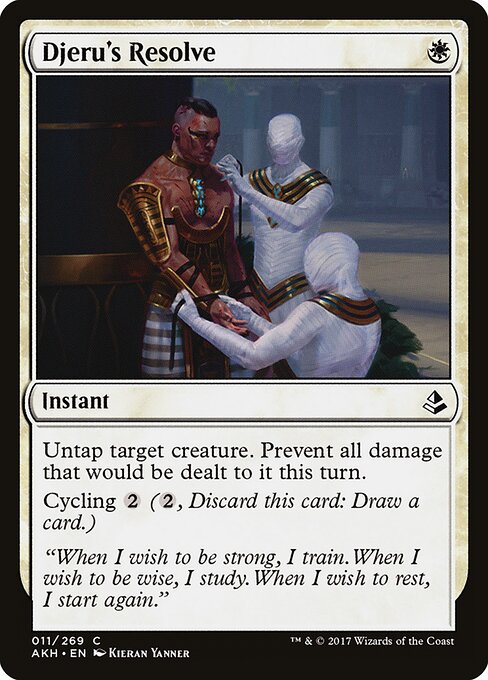 Djeru's Resolve — Front