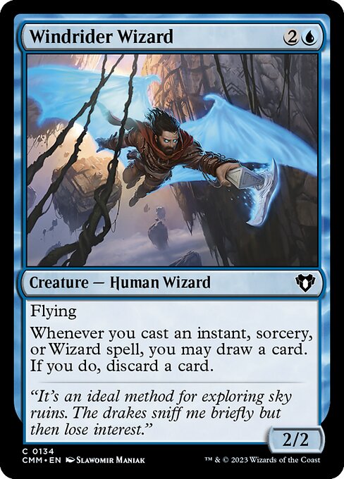 Windrider Wizard — Front