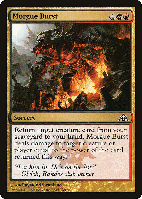 Morgue Burst — Front