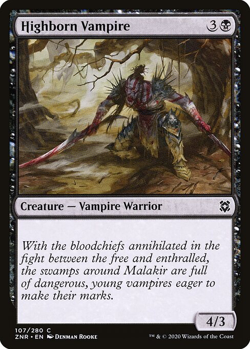 Highborn Vampire — Front