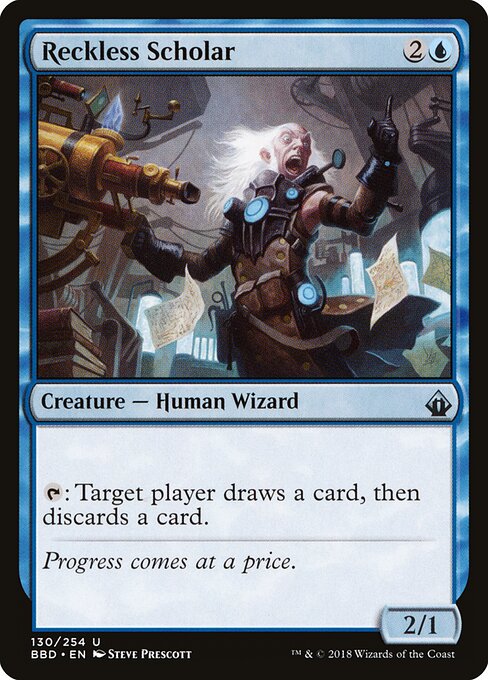 Reckless Scholar — Front