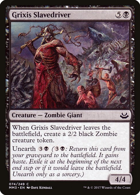 Grixis Slavedriver — Front