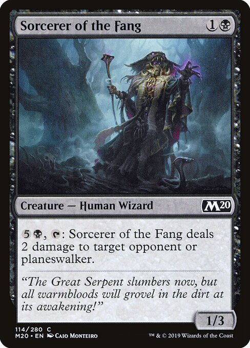 Sorcerer of the Fang — Front
